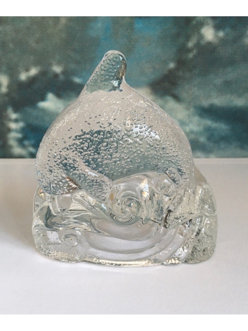 Vintage P0255 Partylite Dolphin Tealight Candle Holder